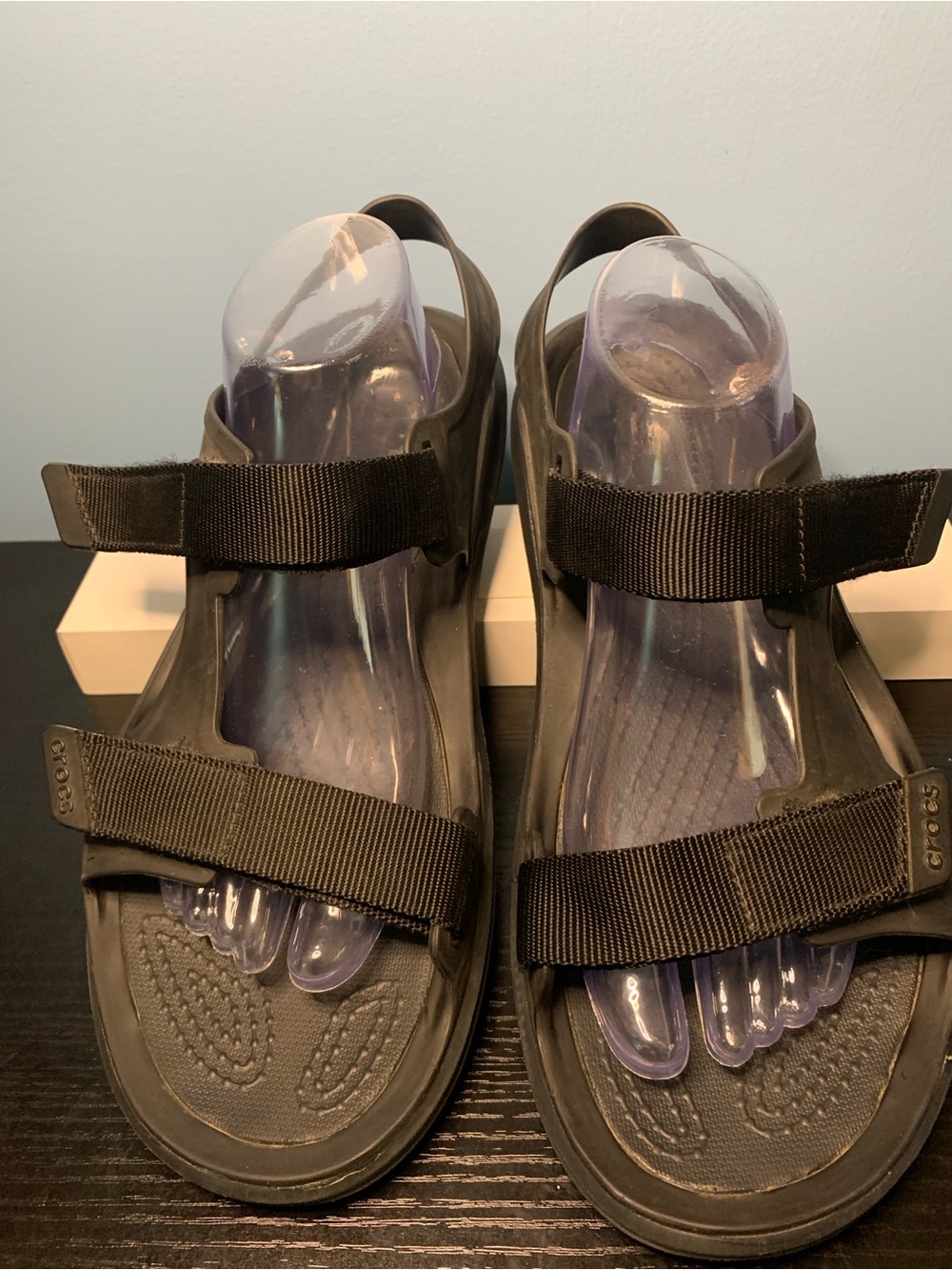 CROCS Swiftwater Expedition Men’s Black Dual-Strap Travel Sandals